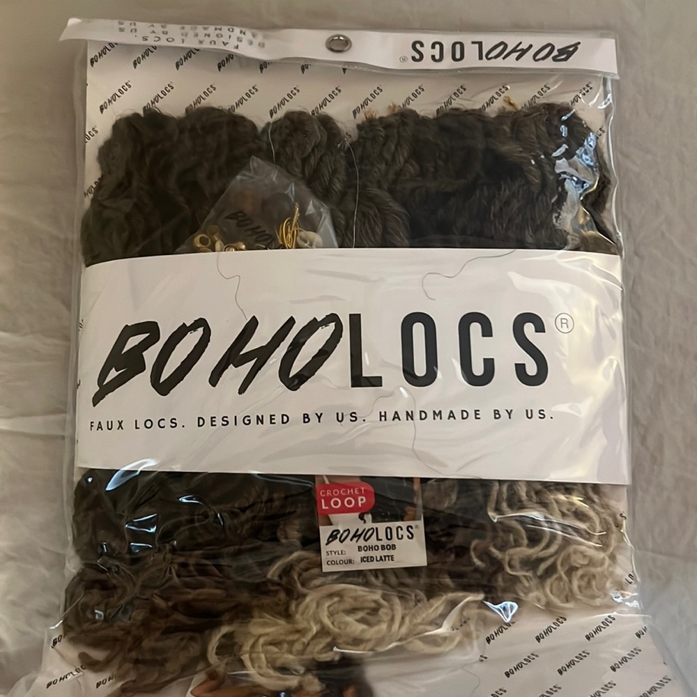 BOHO LOCS Iced Latte Boho Bob for crochet